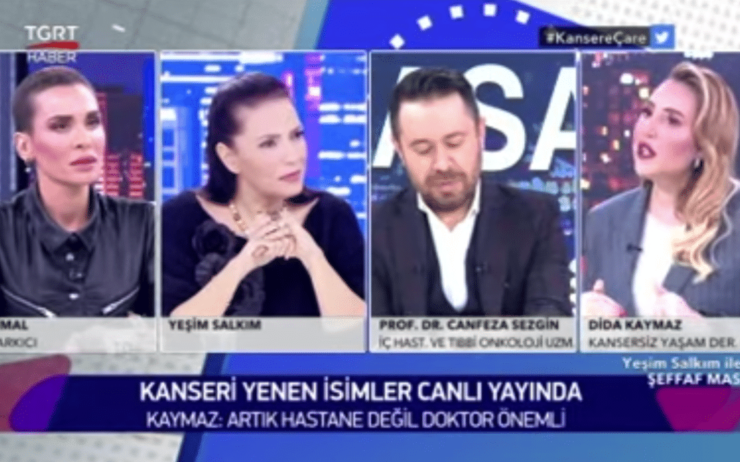 Dernek Başkanımız Dida Kaymaz TGRT Şeffaf Masa Programına konuk oldu
