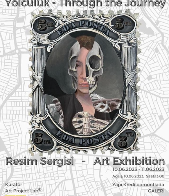 Eda Ömerbeyoğlu’nun ilk kişisel sergisi “Yolculuk” Yapı Kredi bomontiada GALERİ’de ziyaretçilerle buluştu!